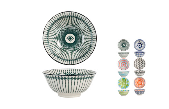 BOL PORCELANA REDONDA FULLÚ15 CM - SURTI